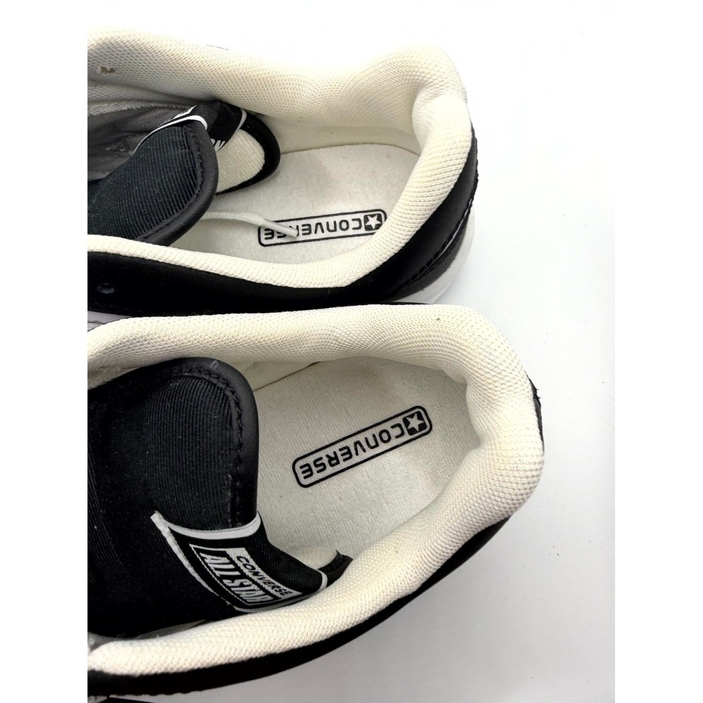 Converse Weapon A10203C Mens 10 Sneaker White Black Leather Skateboard Shoes - Picture 8 of 11